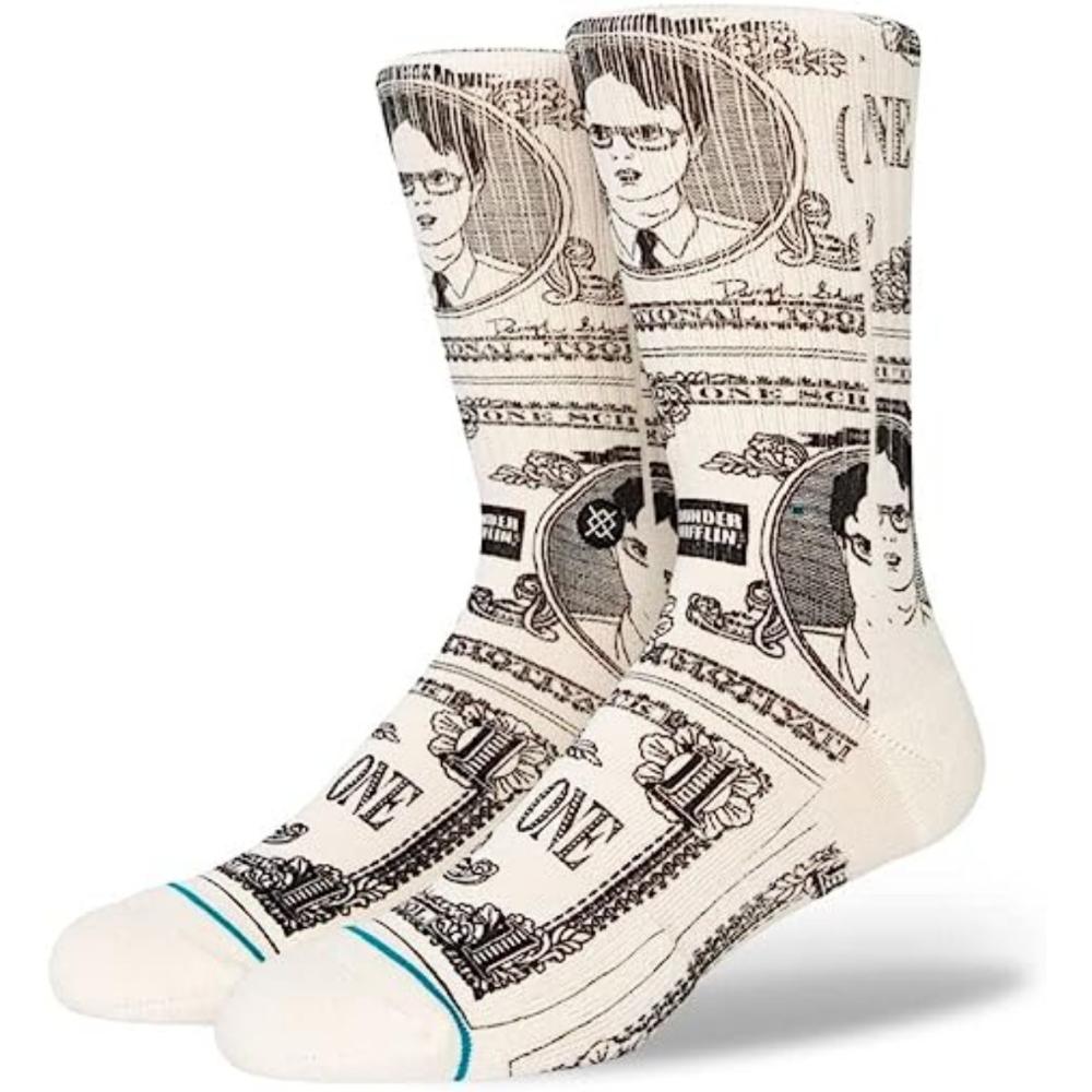 Stance Sock Men Schrute Bucks Off White