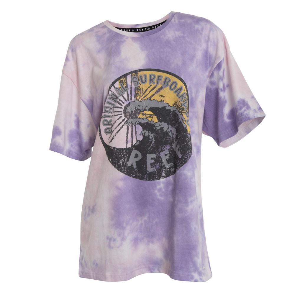 Polera Women Oversize Tie Dye Purple