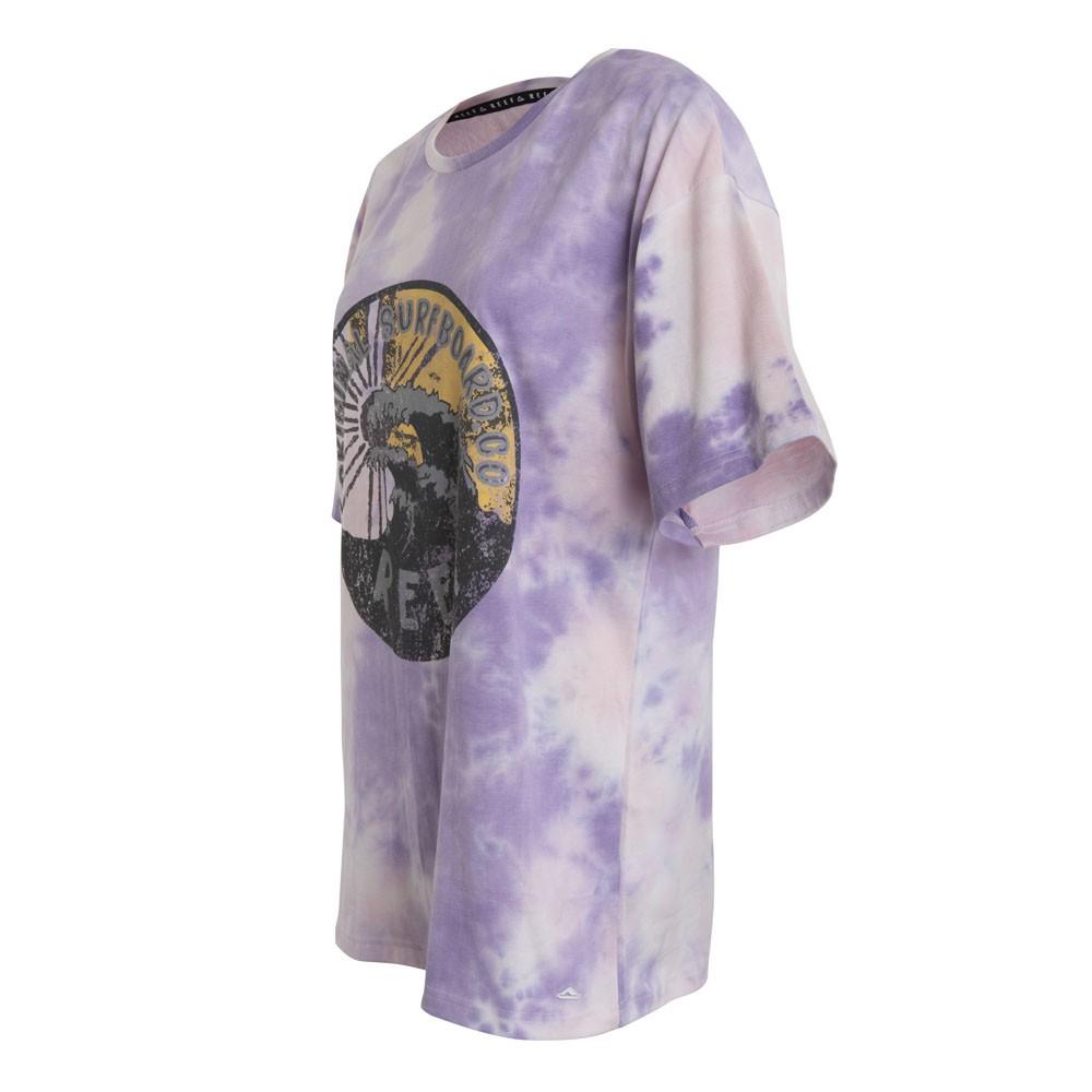 Polera Women Oversize Tie Dye Purple