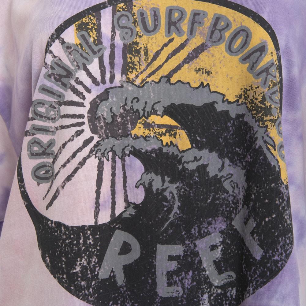 Polera Women Oversize Tie Dye Purple