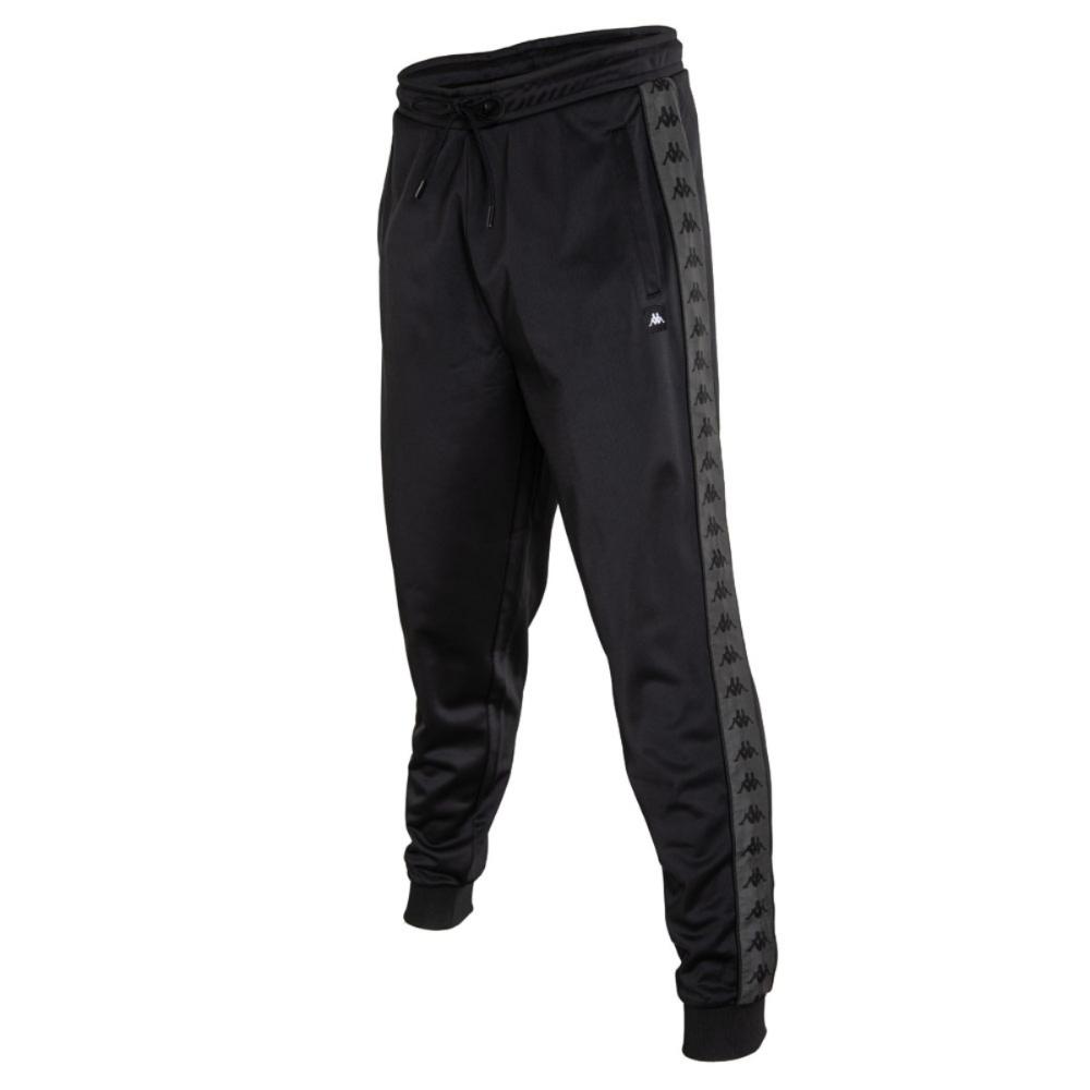 Pantalon Men Banda Black Grey Black
