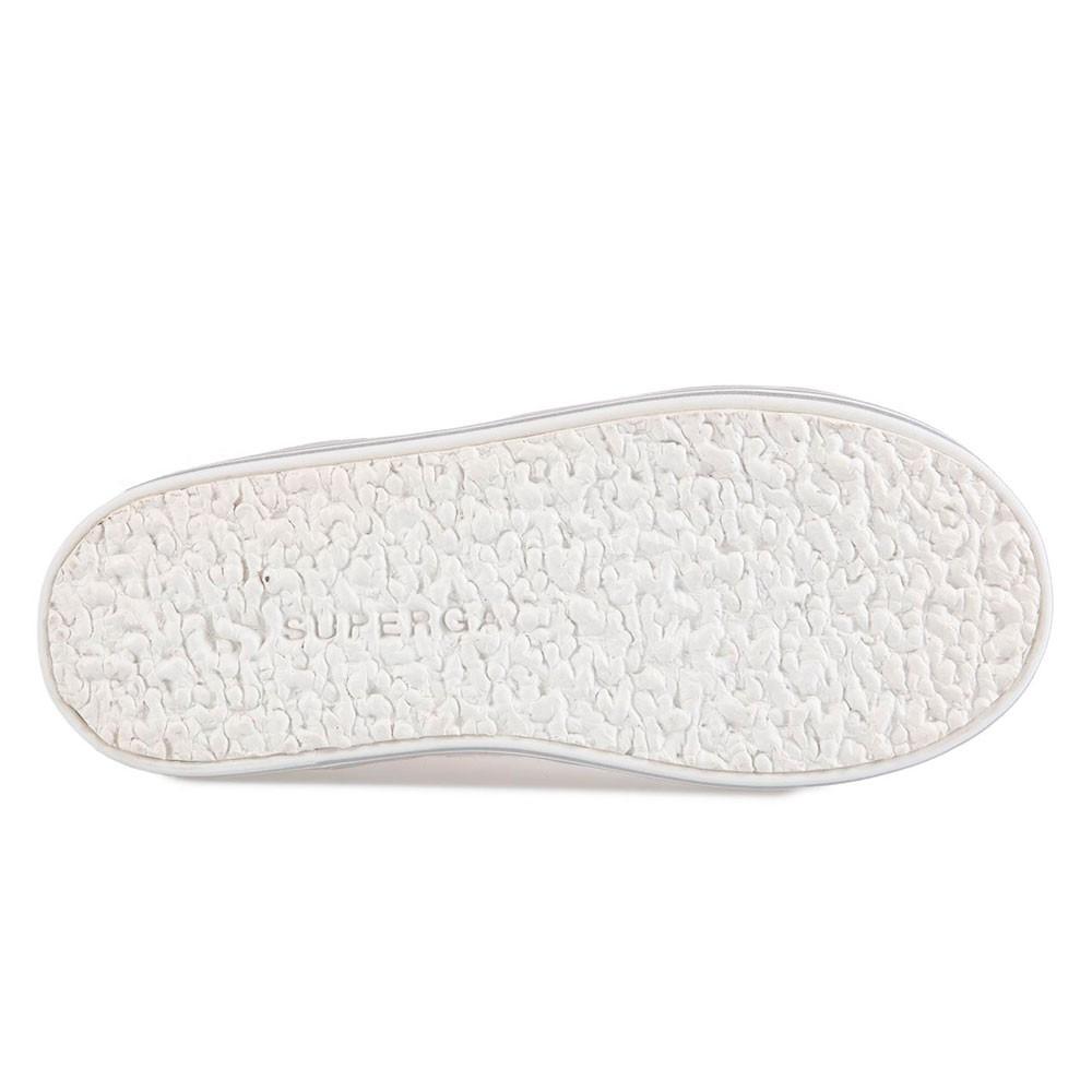 Zapatilla 2730 Kids PRINT Platform White Silver Superga