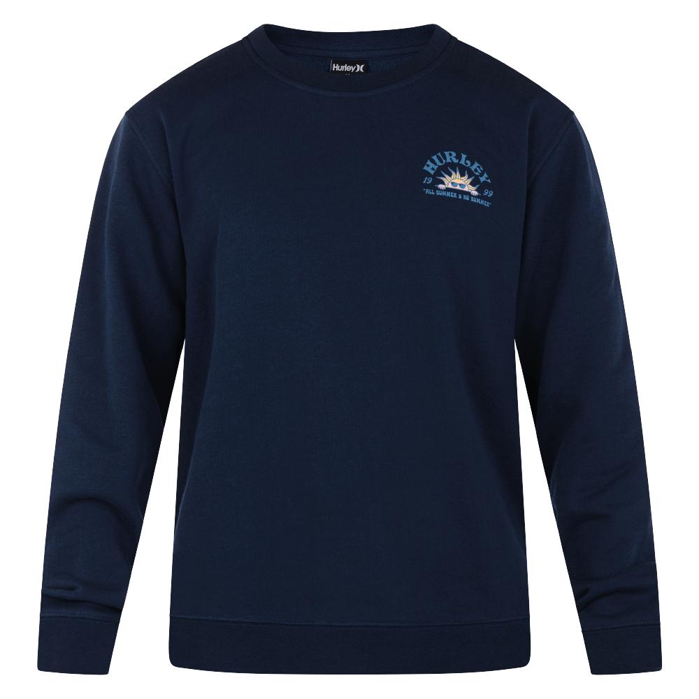 Polerón Men Crew No Bummers Fleece Night Forever