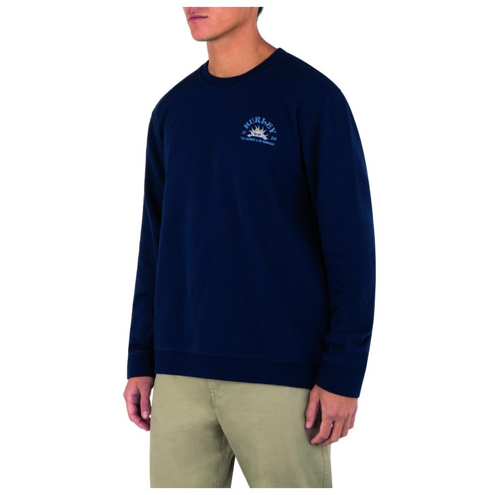 Polerón Men Crew No Bummers Fleece Night Forever