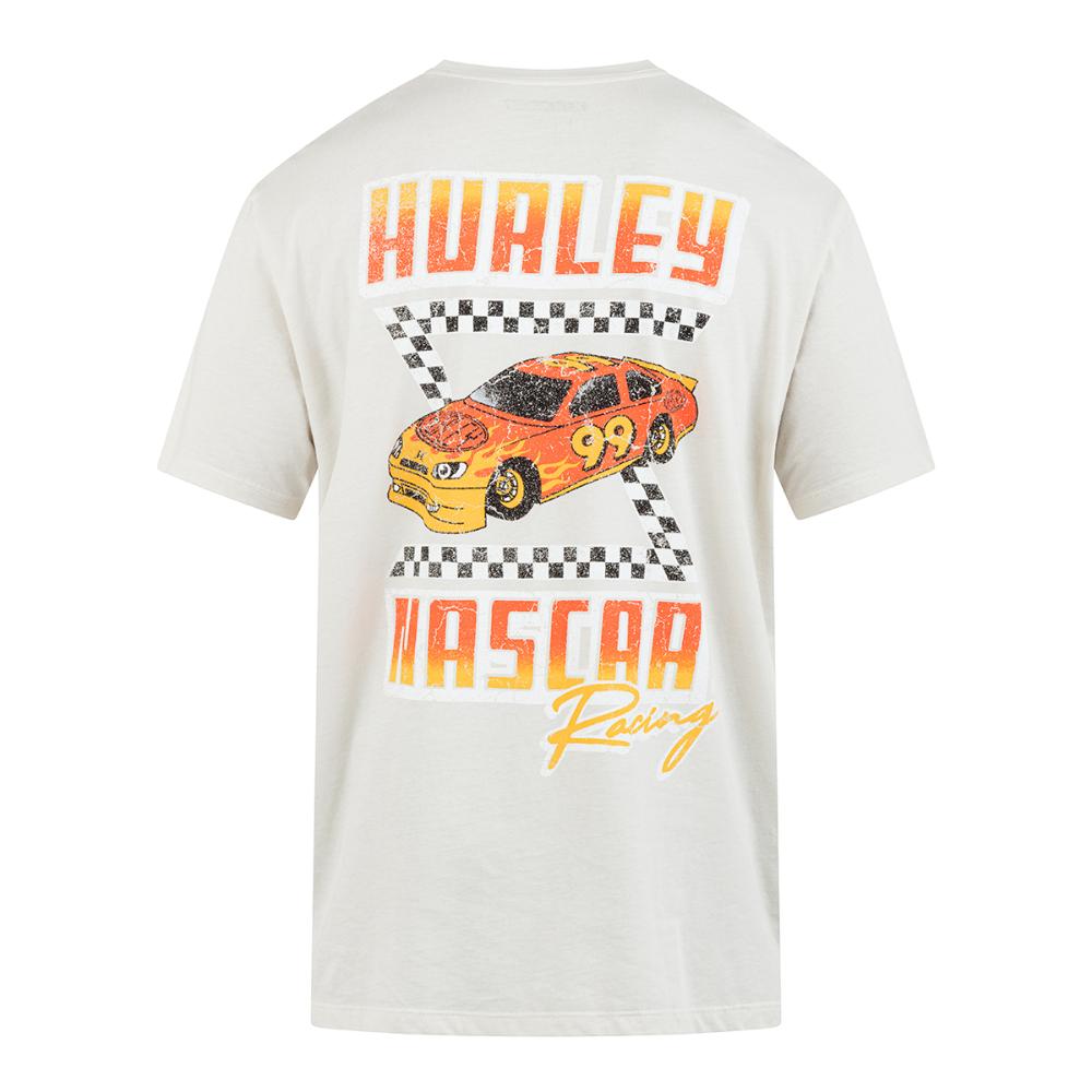 Polera Faster Nascar ss Blanco