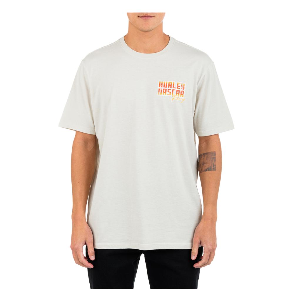 Polera Faster Nascar ss Blanco