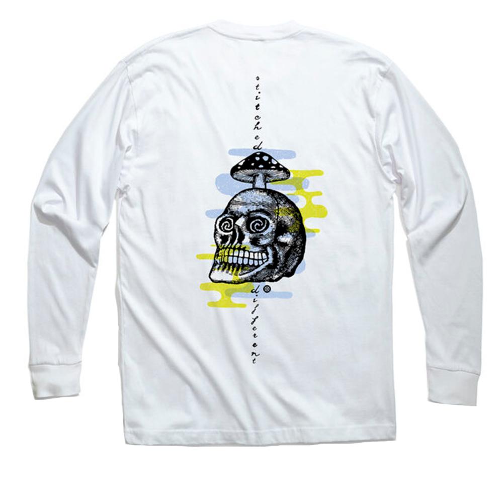 Polera Manga Larga Mental Growth White