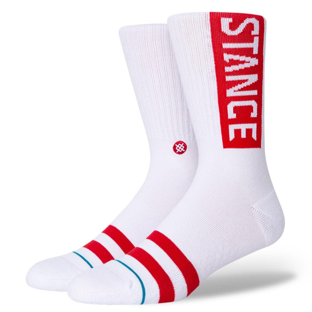 Stance Sock OG White Red
