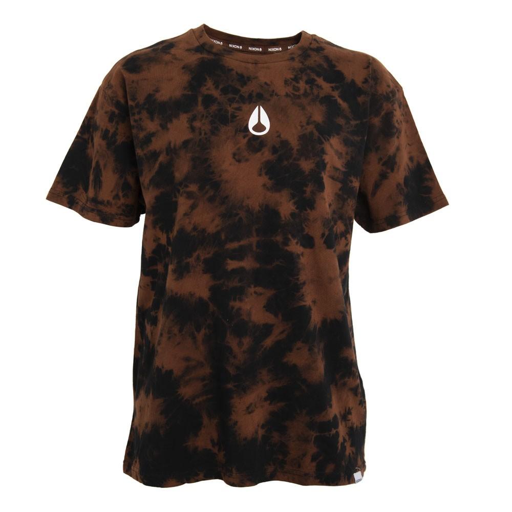Polera Men Black Tie Dye Snake