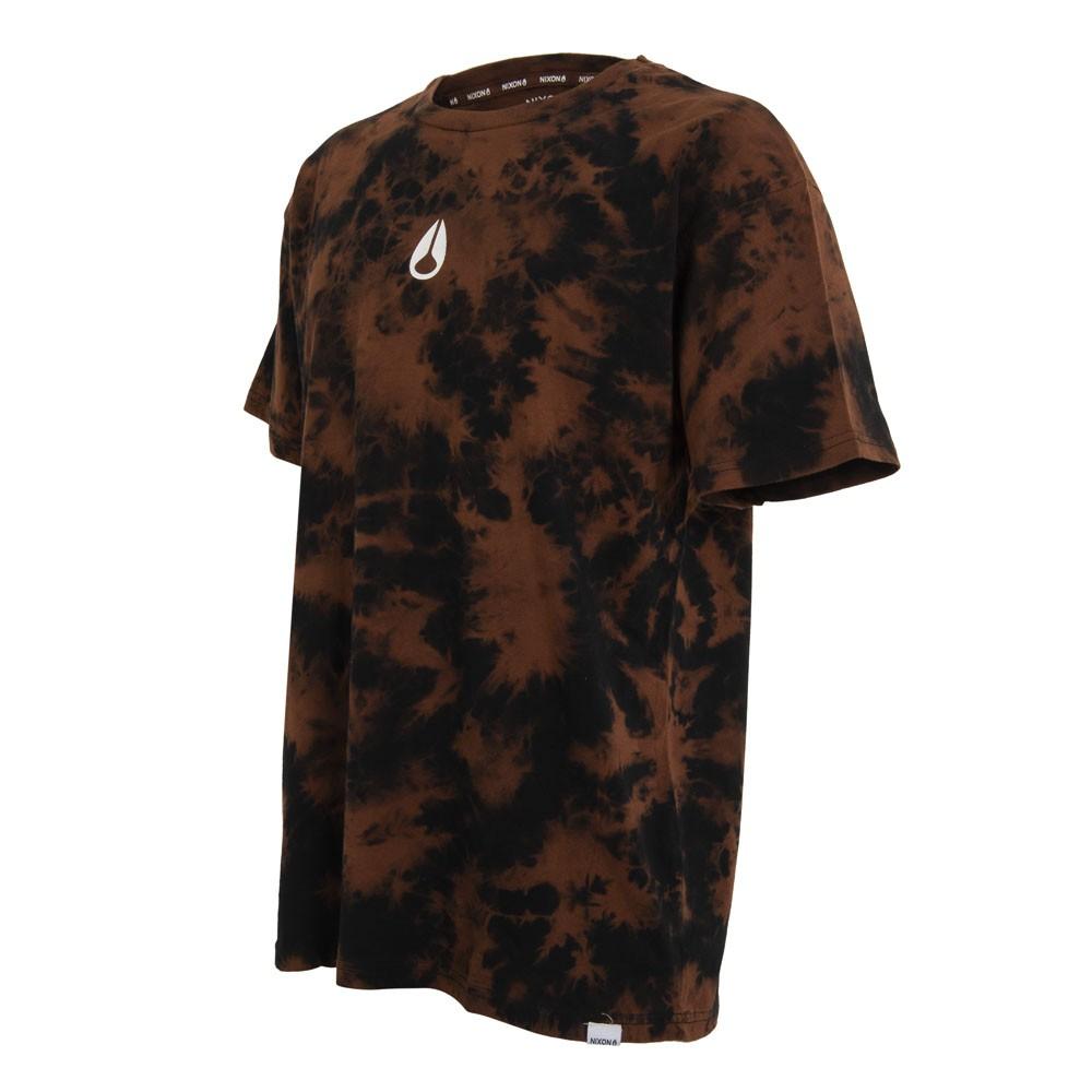 Polera Men Black Tie Dye Snake