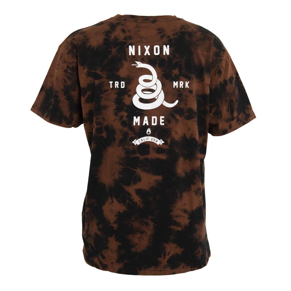 Polera Men Black Tie Dye Snake