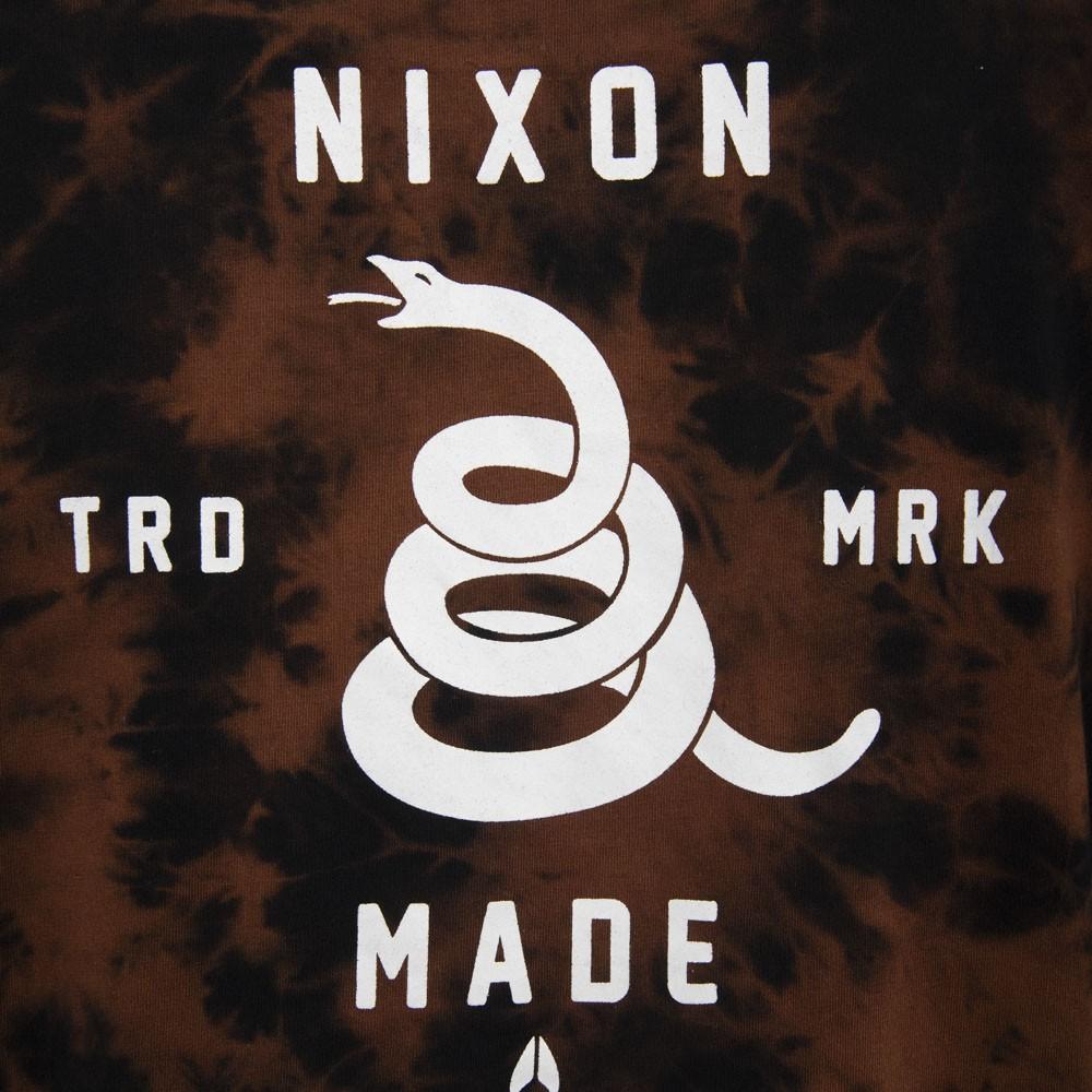 Polera Men Black Tie Dye Snake