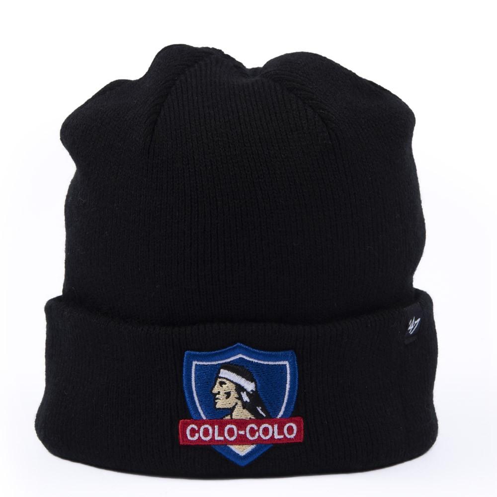 Beanie Colo Colo Raised Black Shield