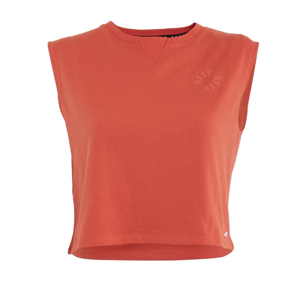 Polera Kids Crop Top Red