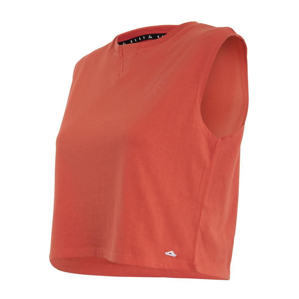 Polera Kids Crop Top Red
