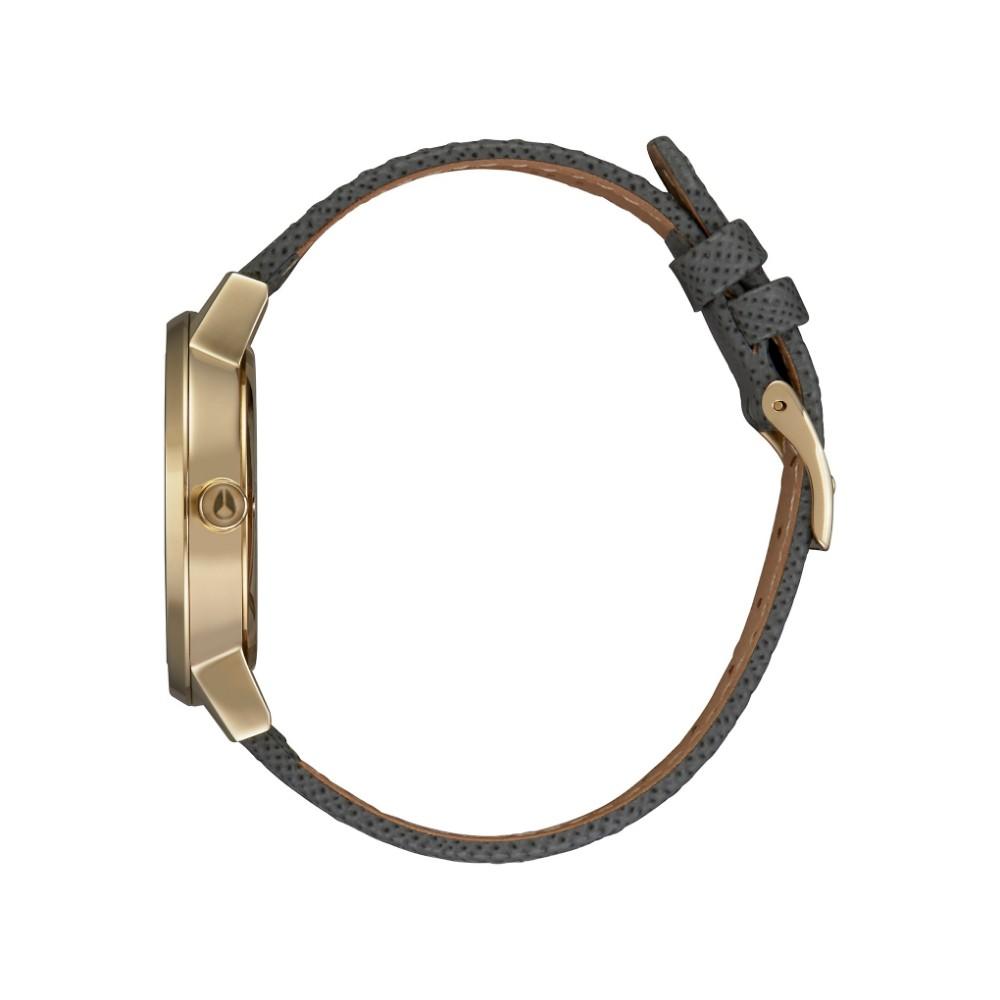 Reloj Kensington Leather Gold Charcoal