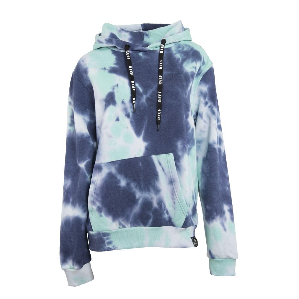 Poleron Women Tiedye Blue, Light, White Hoodie