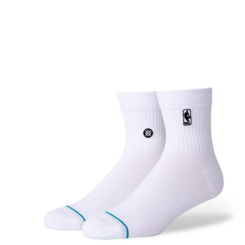 Stance Sock Men NBA Logoman QTR White