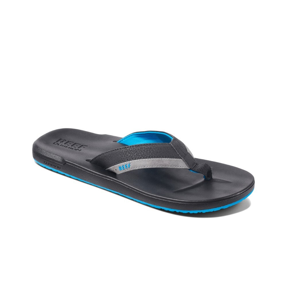 Sandalia Reef Men Contoured Cushion Black Blue