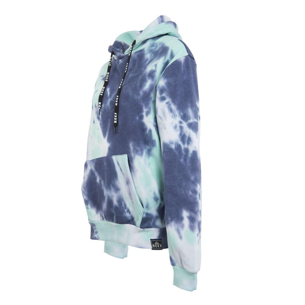 Poleron Women Tiedye Blue, Light, White Hoodie
