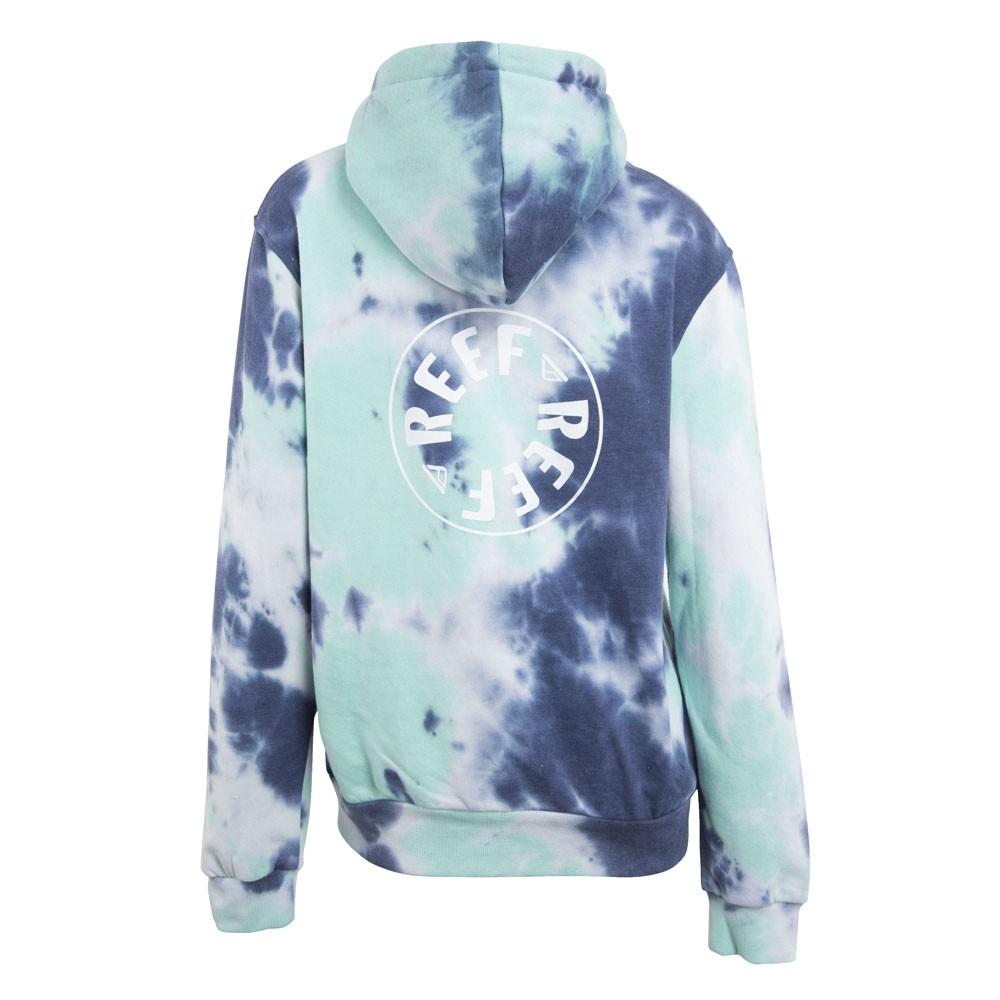 Poleron Women Tiedye Blue, Light, White Hoodie