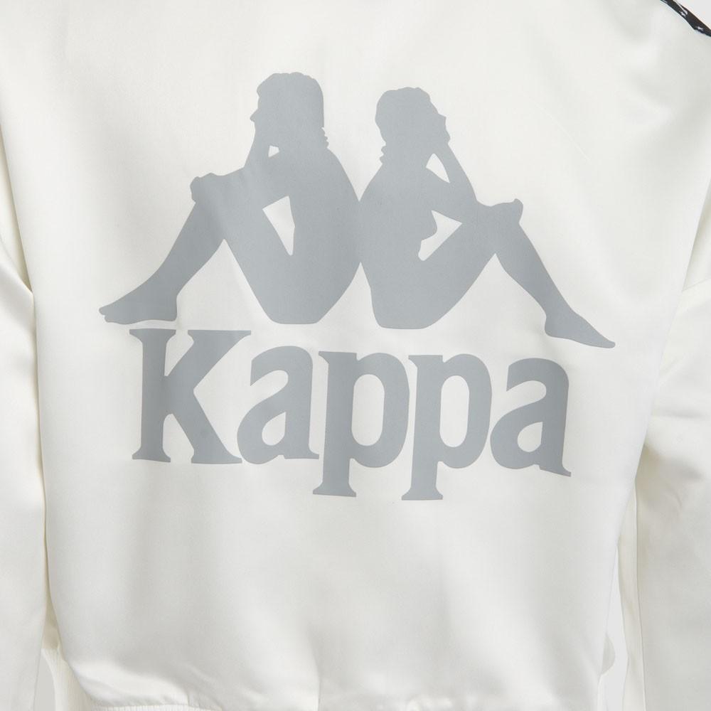 Chaqueta Women Crop White Omini Silver