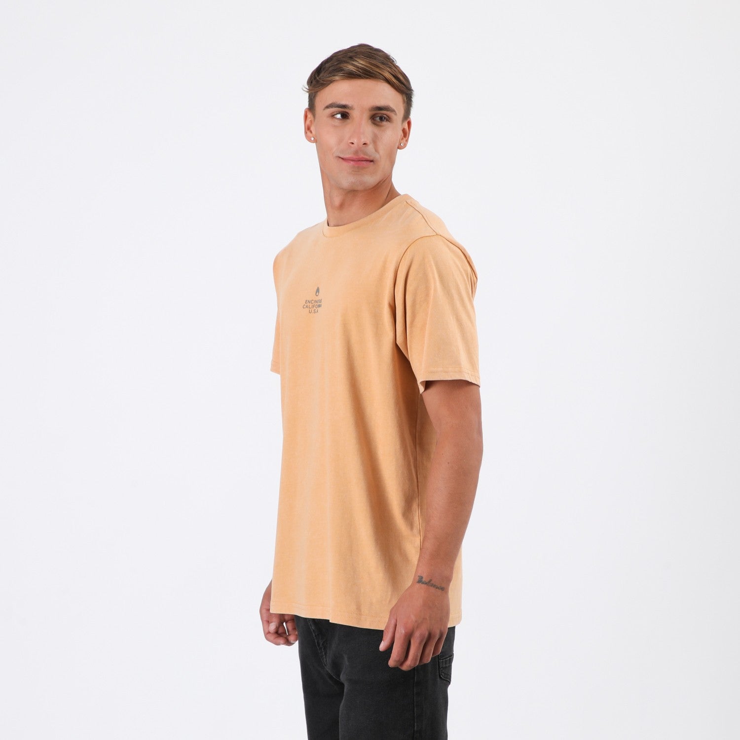Polera Nixon Men Origins Orange