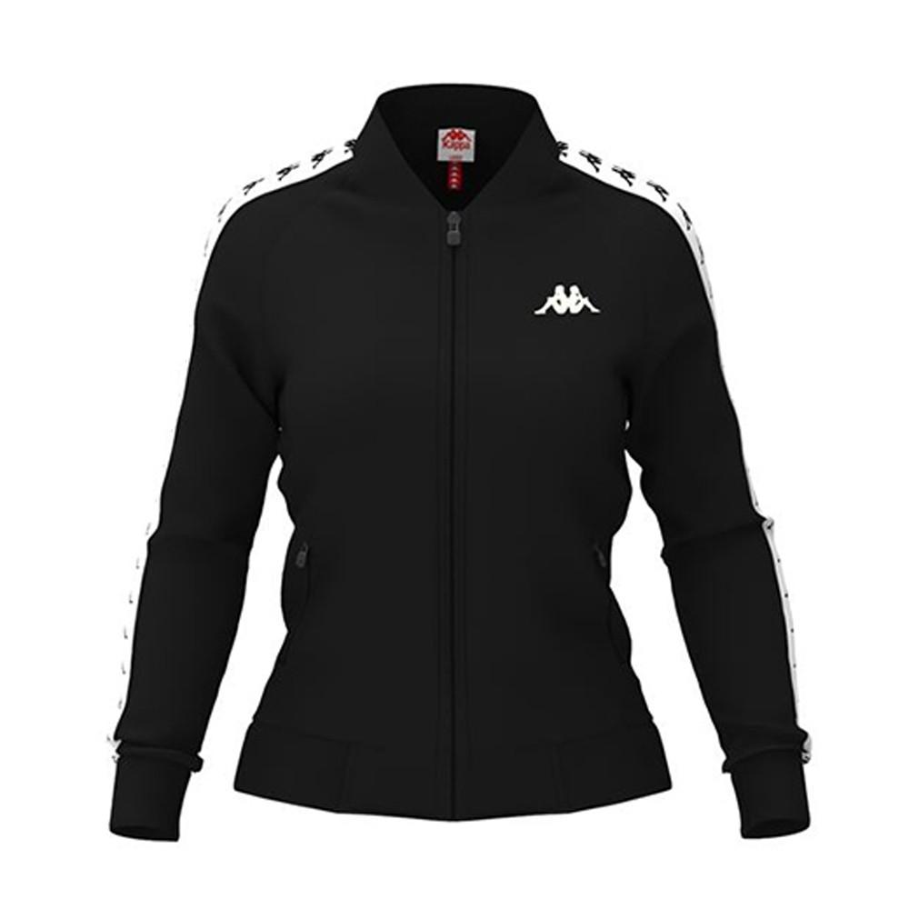 Chaqueta 222 Banda Womber Slim Black White Kappa