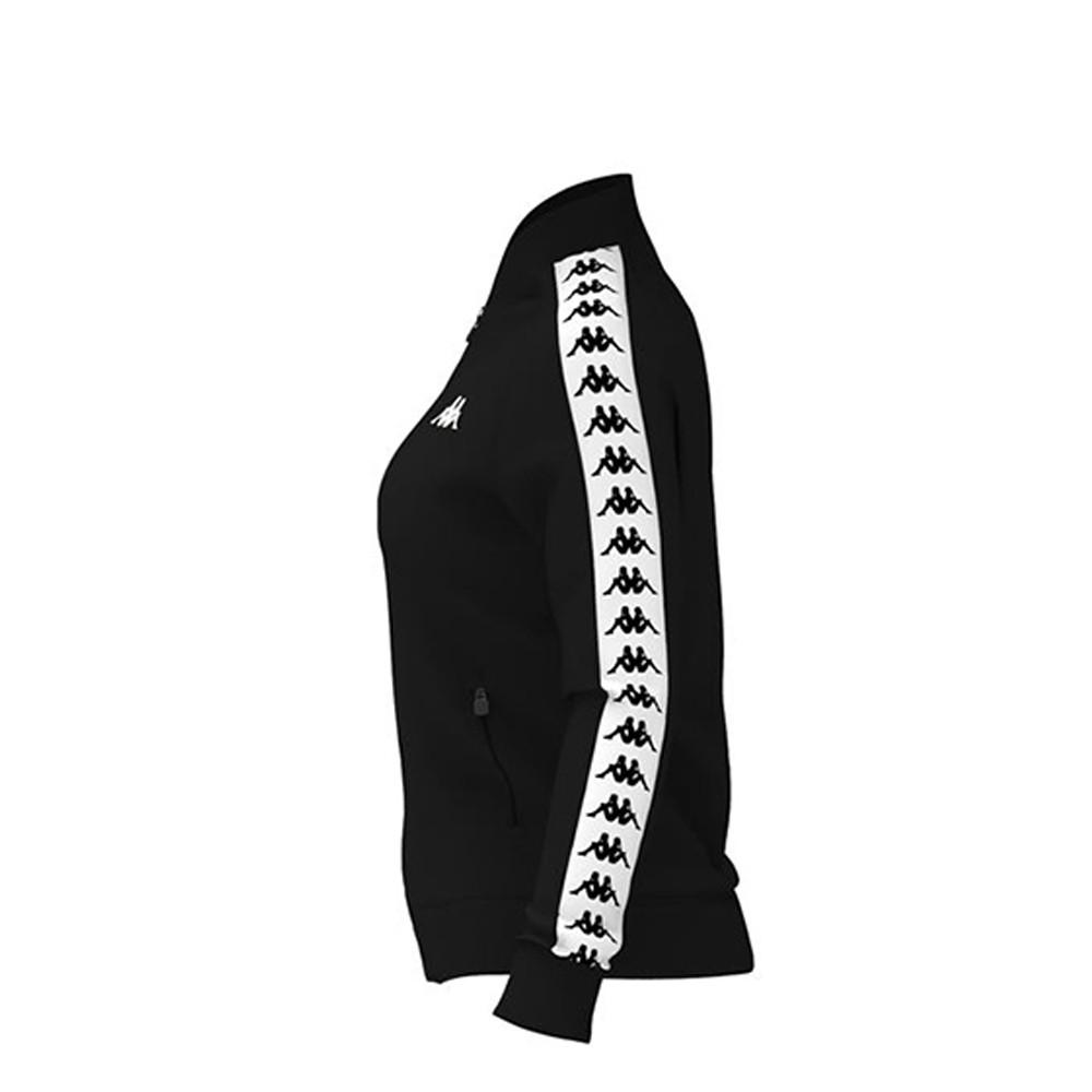 Chaqueta 222 Banda Womber Slim Black White Kappa