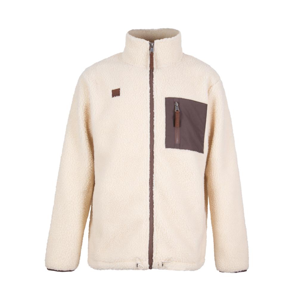 Sherpa Men Full Zip Beige 80