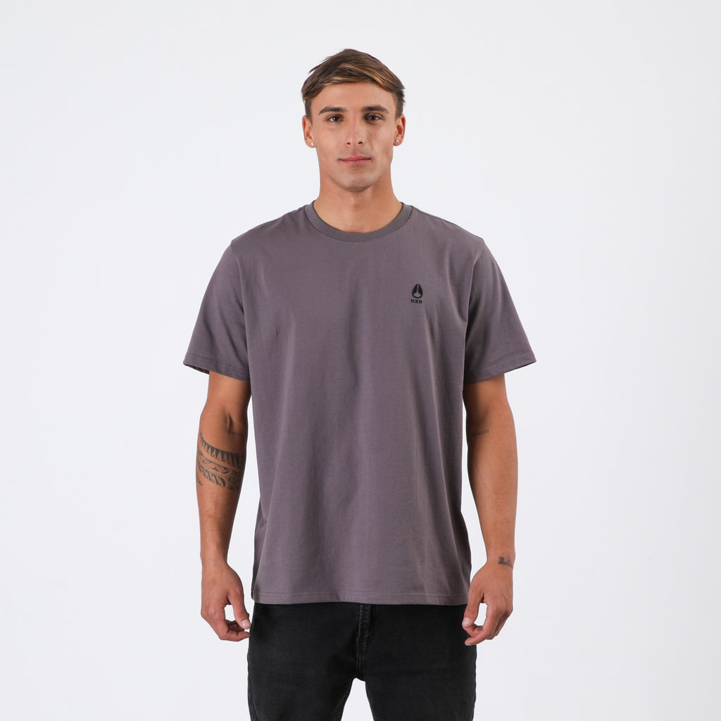 Polera Nixon Men Icon Nxn Dark Grey