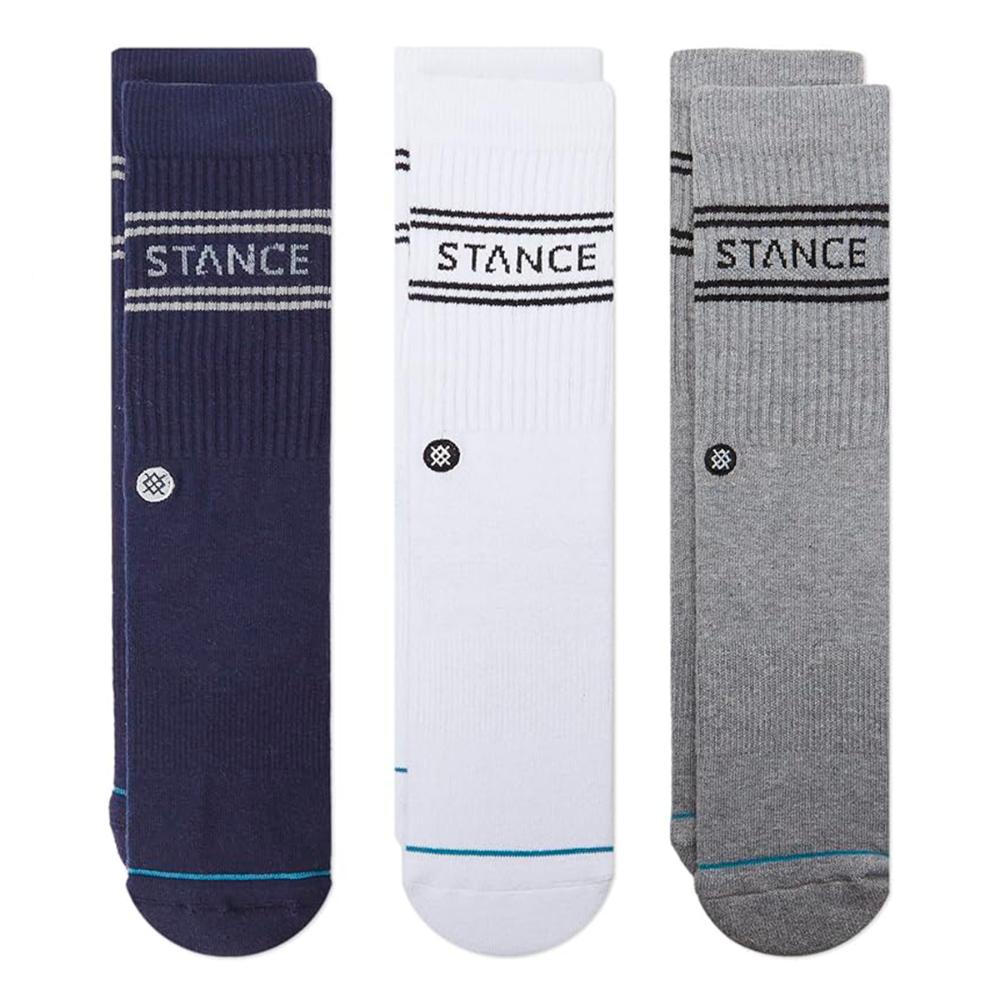 Stance Sock Men Basic Crew 3 Pack Navy Mix