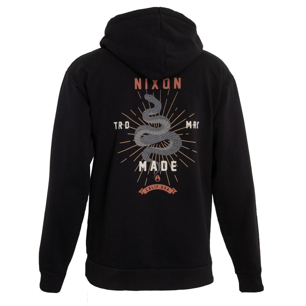 Poleron Men Zipper Snake Black