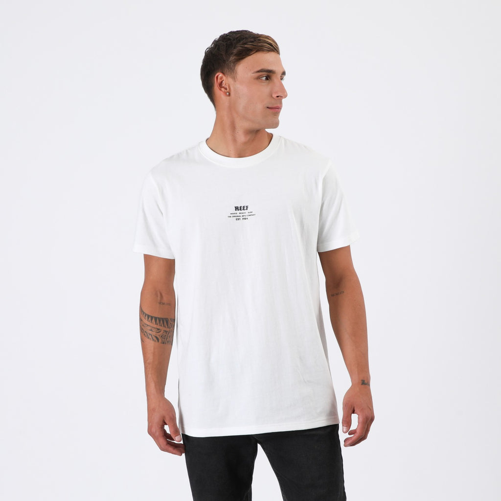 Polera Reef Men Print White