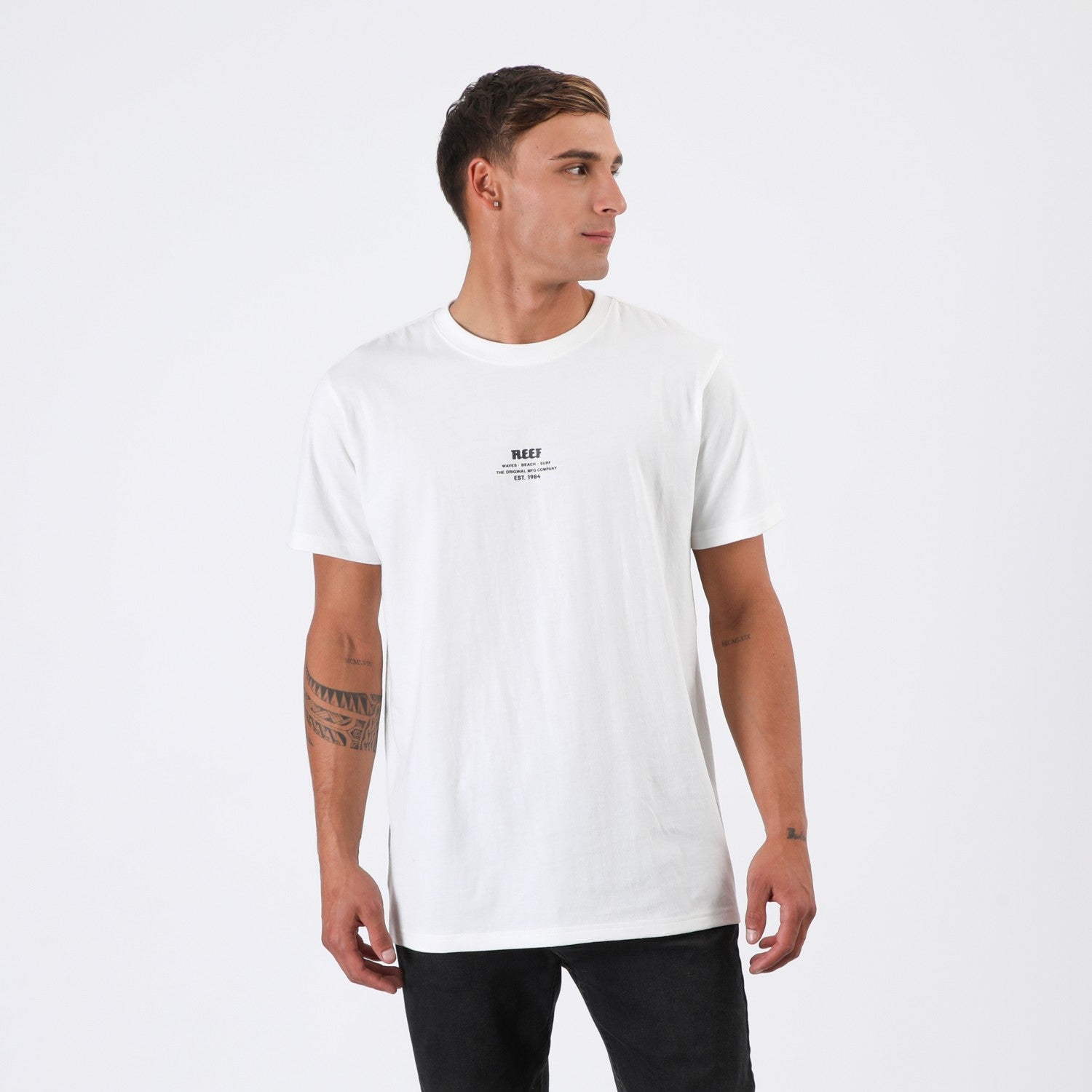 Polera Reef Men Print White