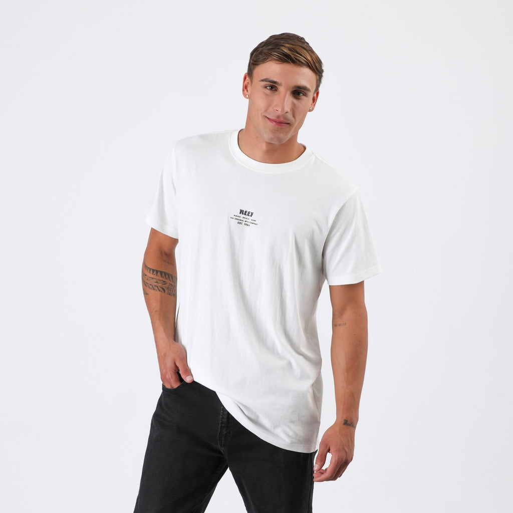 Polera Reef Men Print White
