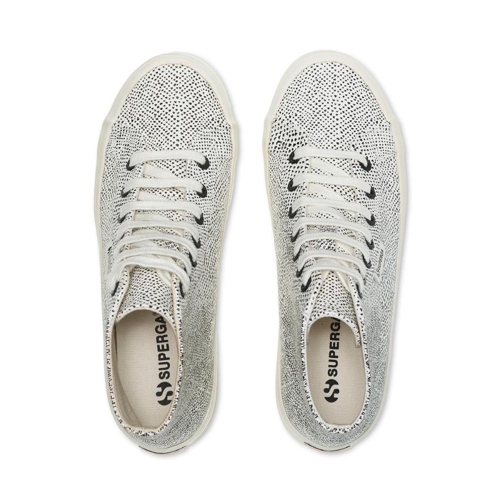 Zapatilla 2341 Alpina Micro Snake White Black