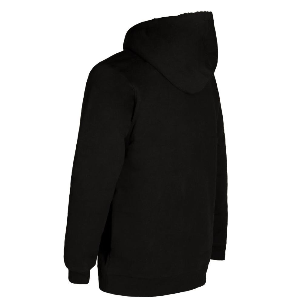 Poleron Men Full Zipper Grey Chiporro Black