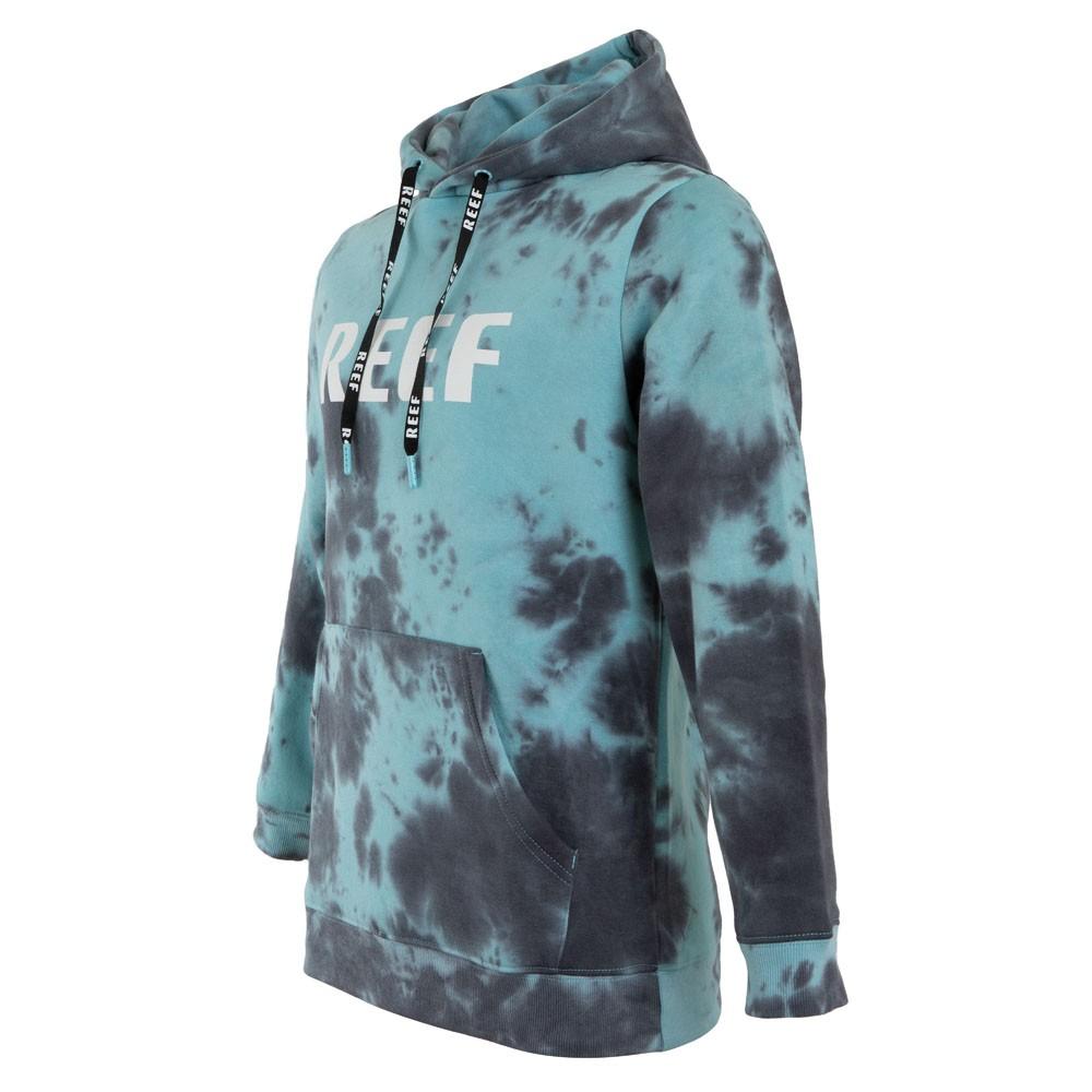 Poleron Kids Hoodie Tie Dye Aqua Black