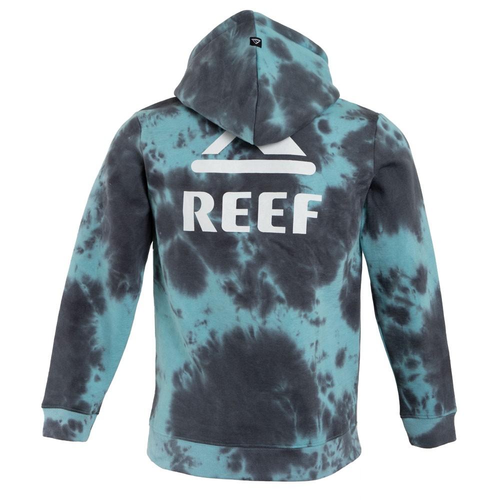 Poleron Kids Hoodie Tie Dye Aqua Black