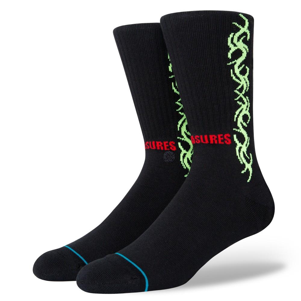 Stance Sock Pleasures Tribal Black
