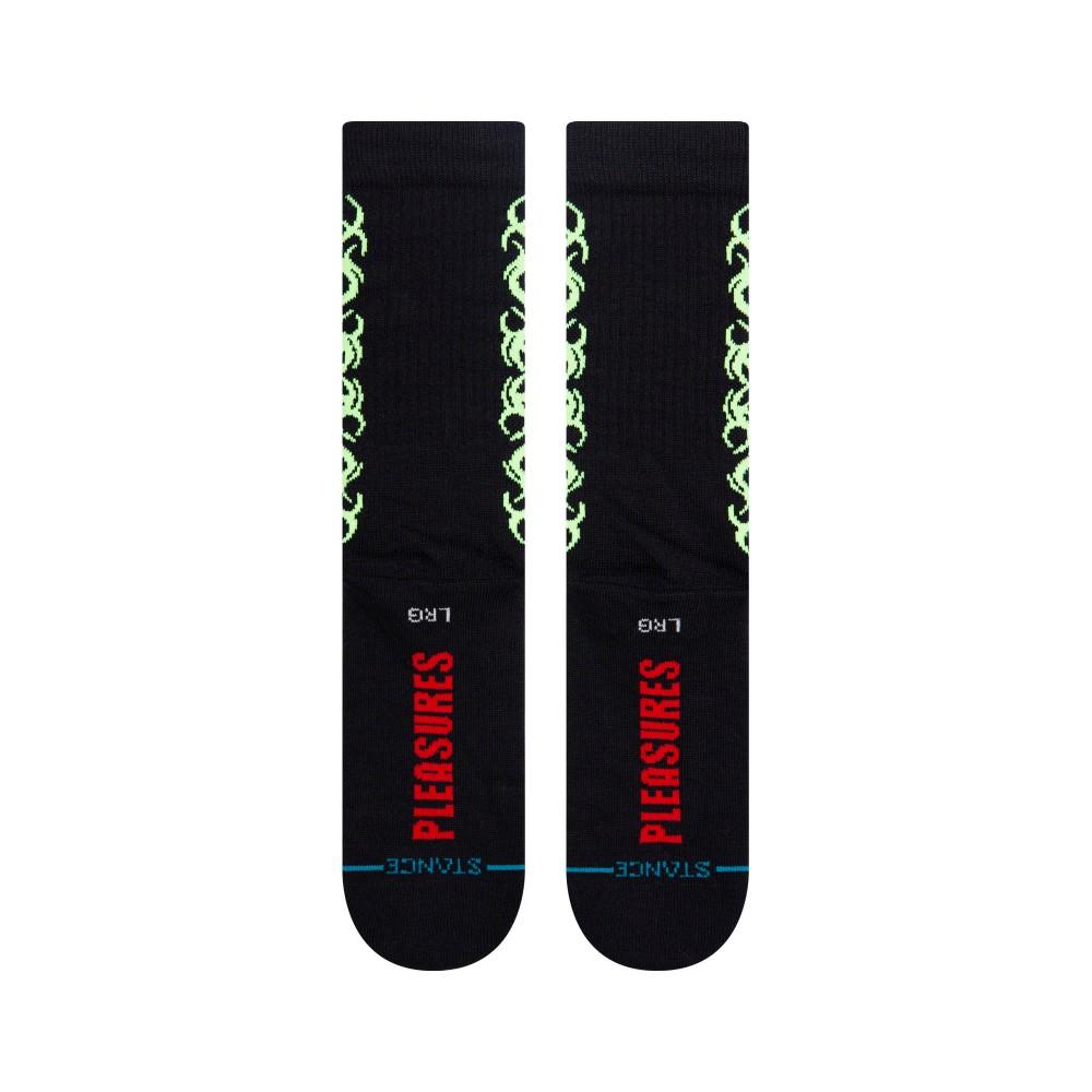 Stance Sock Pleasures Tribal Black
