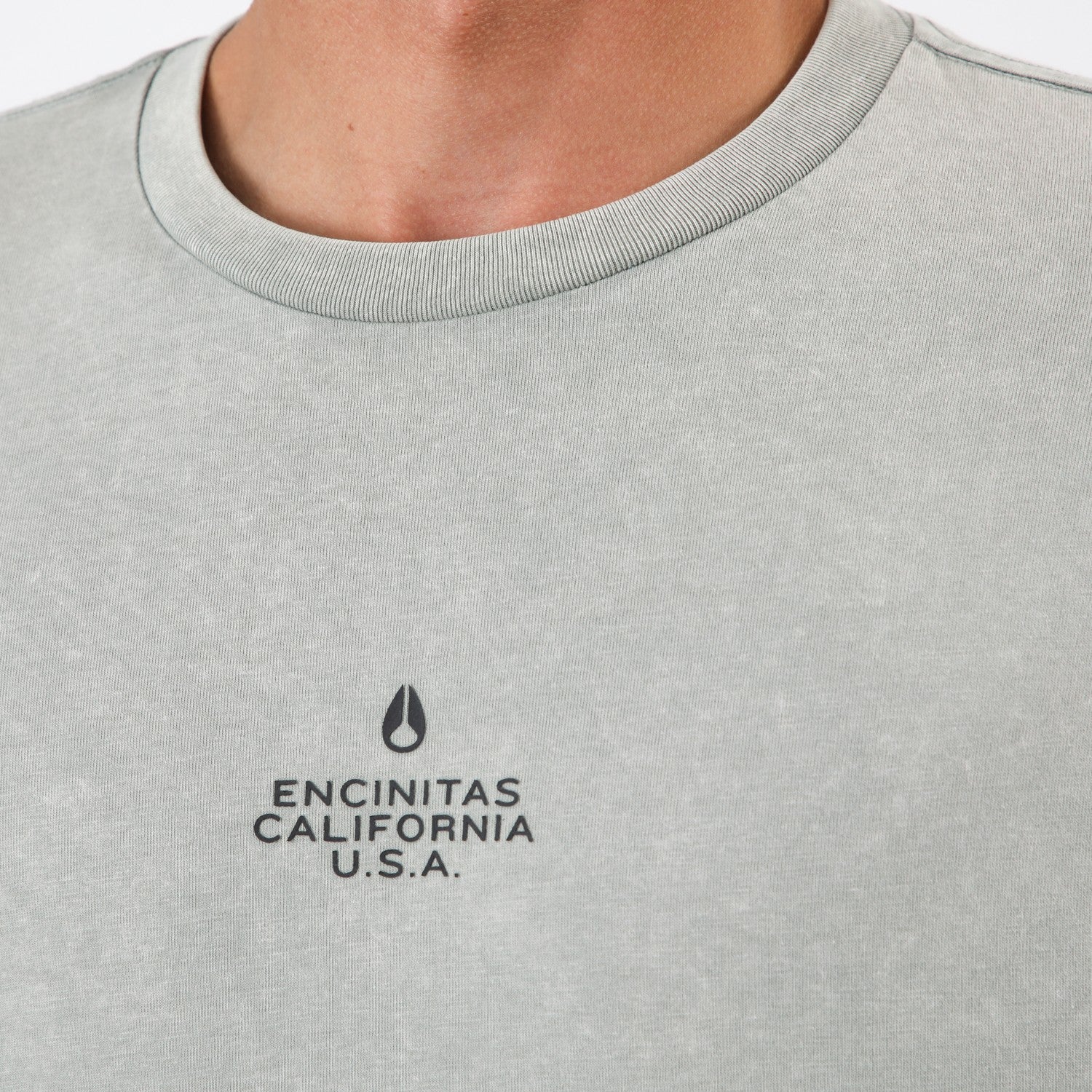 Polera Nixon Men Origins Light Green
