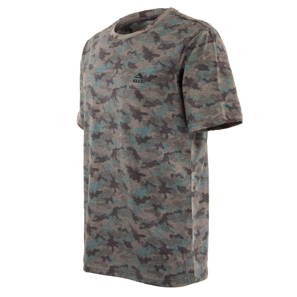Polera Men Grey Green Camo