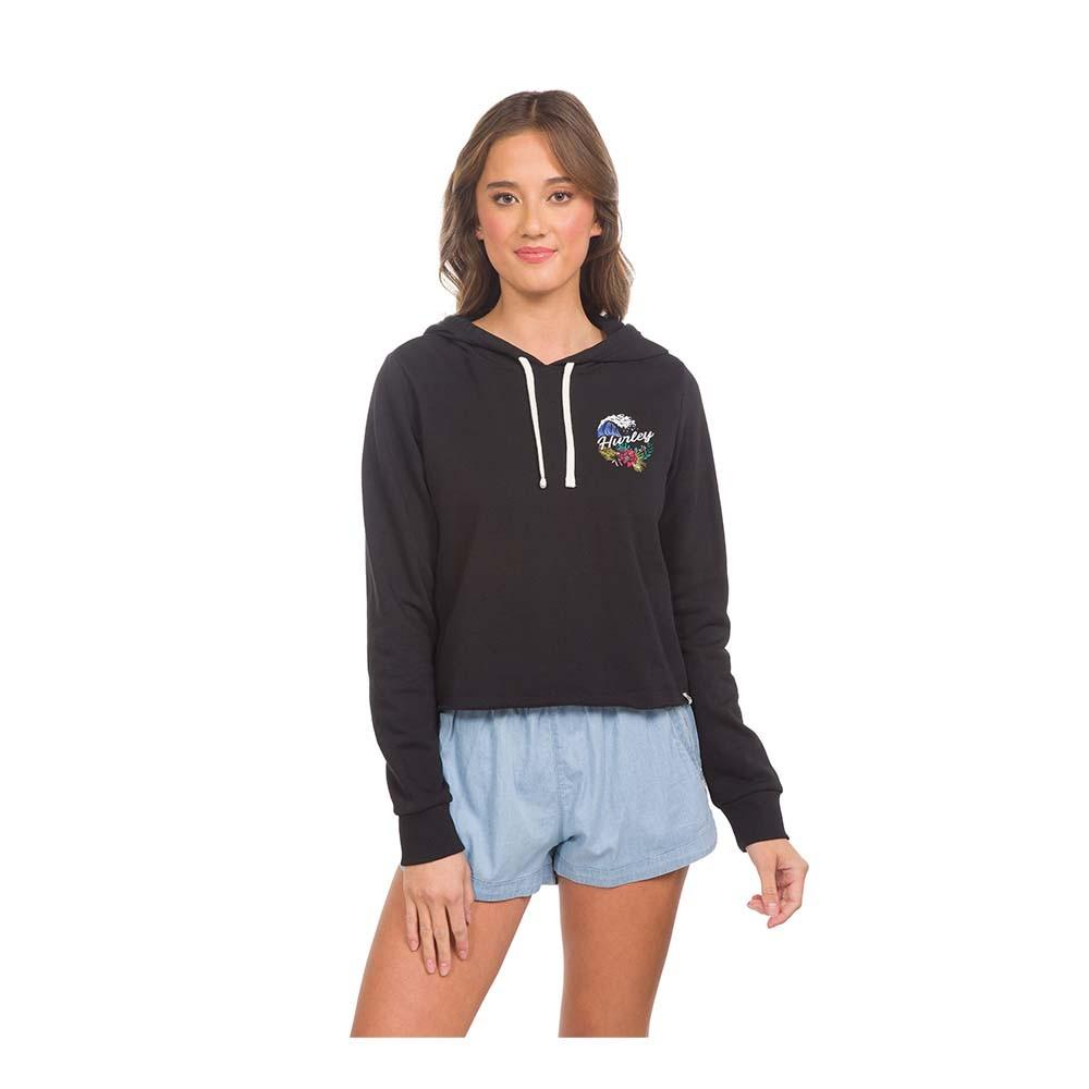 Polerón Tubed Cut Off Hoodie Caviar