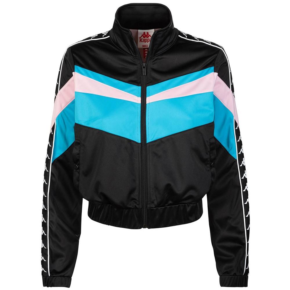 Chaqueta Authentic Footb Esta Black Blue Tur Kappa
