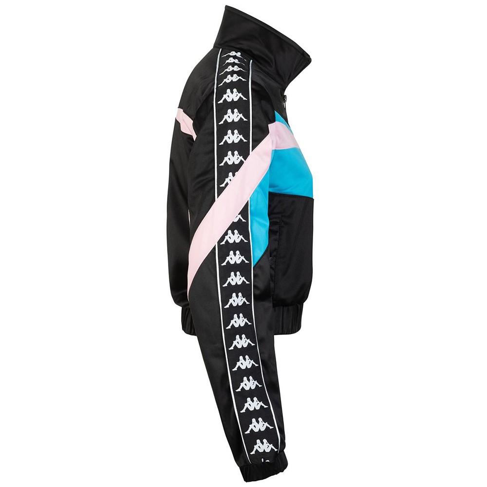 Chaqueta Authentic Footb Esta Black Blue Tur Kappa