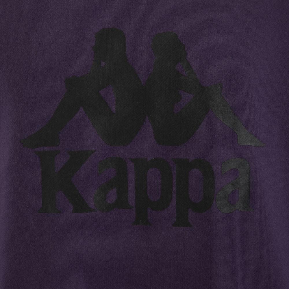 Poleron Men Crew Purple Banda Black