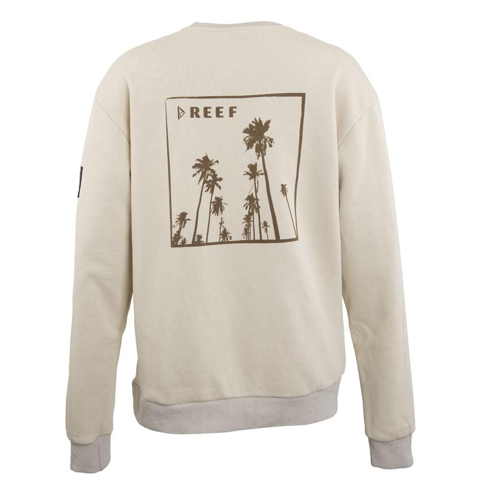 Poleron Men Crew Beige Palm