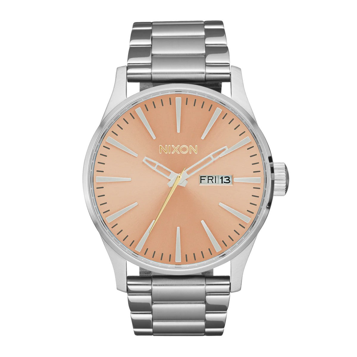 Reloj Nixon Sentry Silver Coral